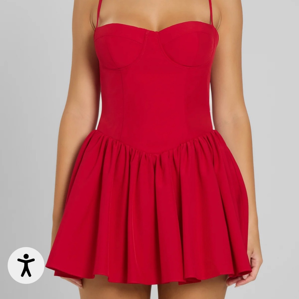 Red Bustier Dress